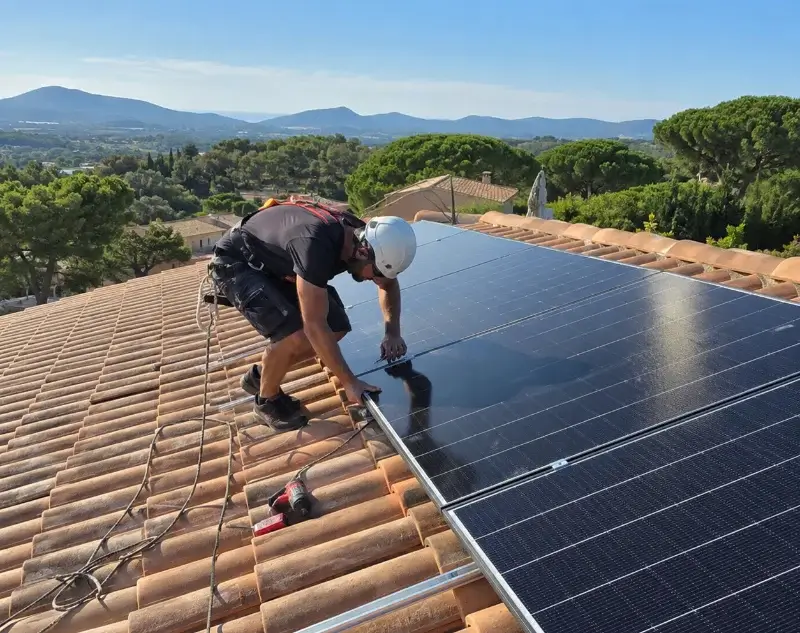 Installateur panneaux solaires Puéchabon — pose photovoltaïque sur toiture