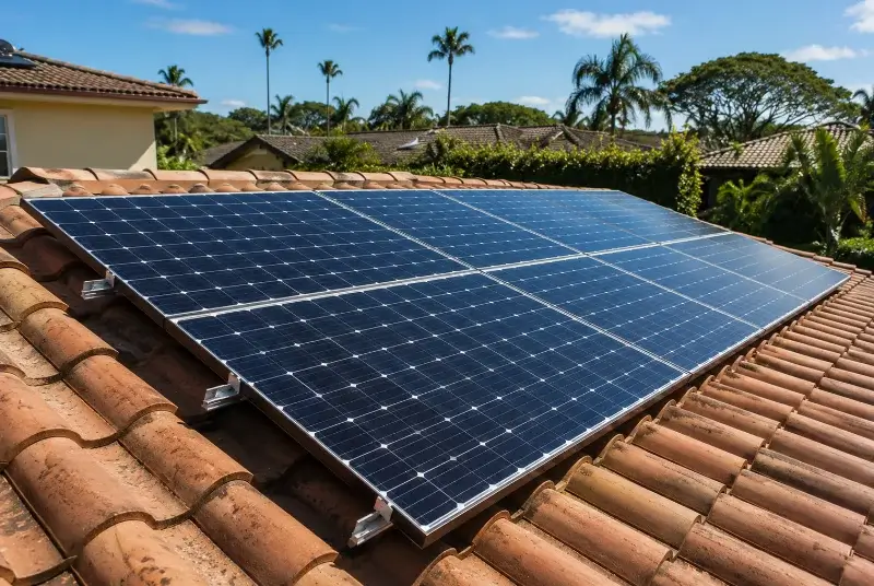 Installation de panneaux solaires à Puéchabon